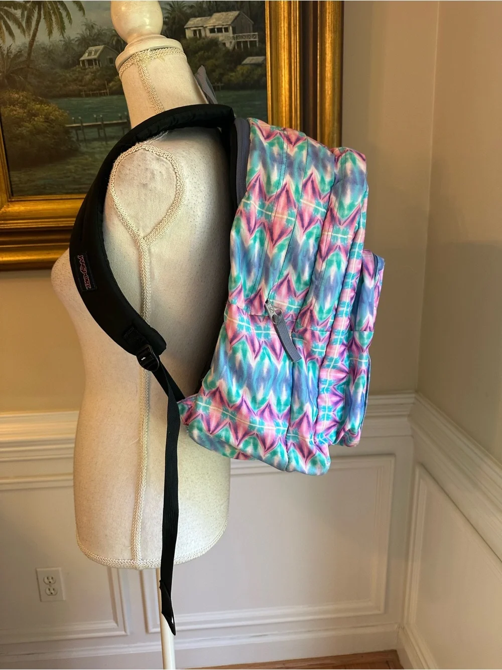 JANSPORT Tie Dye Print Big Student Backpack